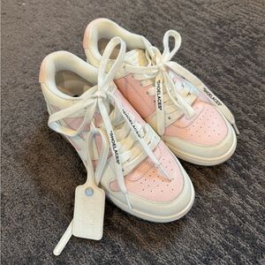 Off-White pink Out of Office Sneakers - c/o Virgil Abloh